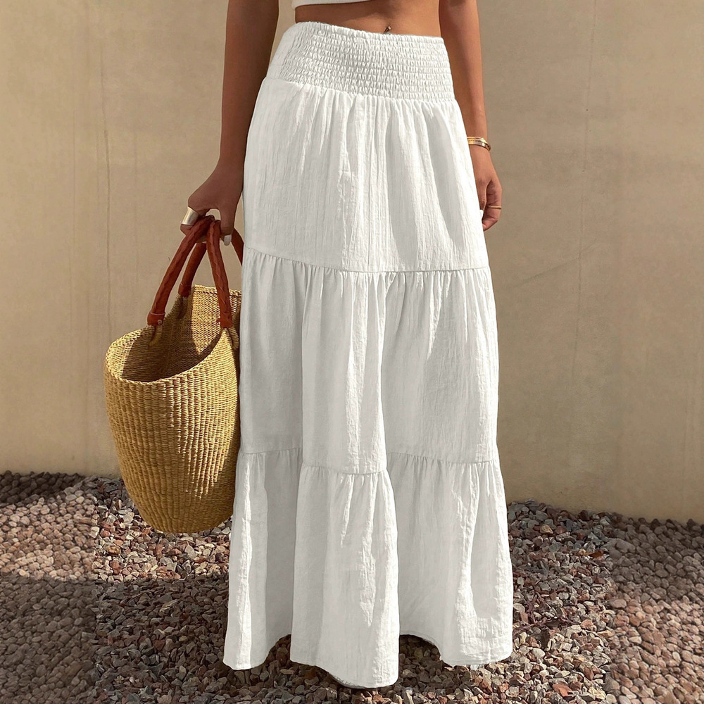 Forever 21 Boho Asymmetric Solid Casual Skirt